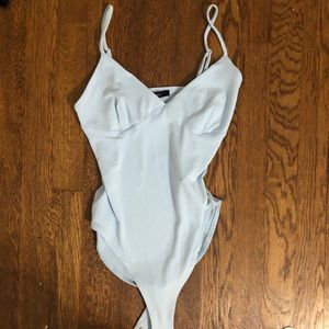 Baby blue bodysuit